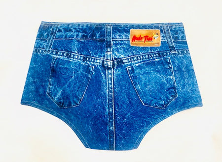 MKTG BOY SHORTS - NudeTini Bikini Denim Bottoms